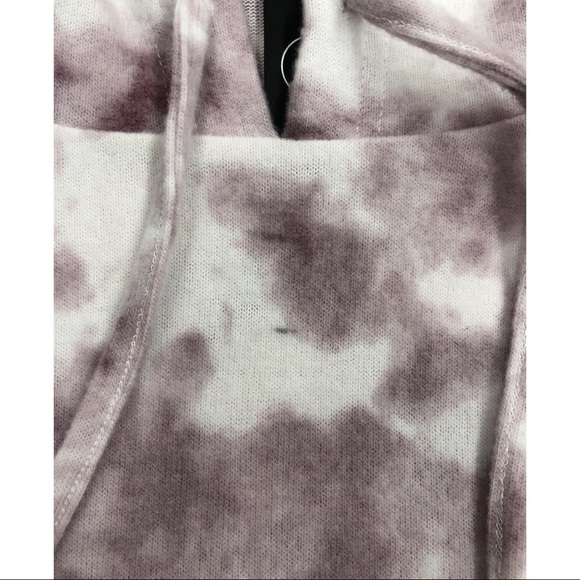 NWT 2LIV Wine Purple Tie Dye Hoodie - Picture 11 of 14